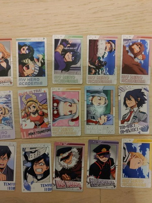 anime goods - my hero academia - characters cards