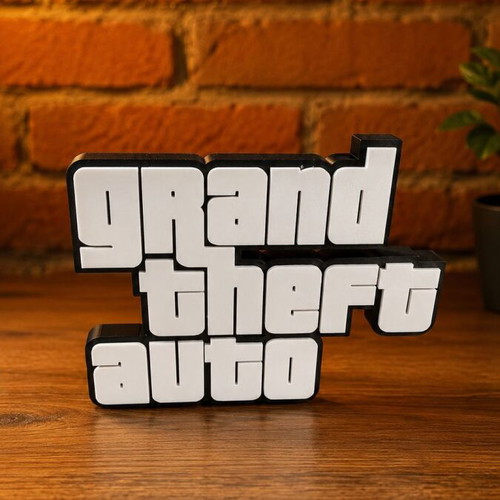 Decorative logo GTA - Grand Theft Auto Logo