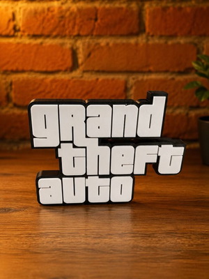 Decorative logo GTA - Grand Theft Auto Logo
