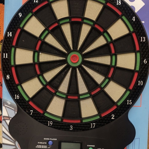 Echowell UFO-88 Electronic Dartboard Set like new with 6 darts and instructions