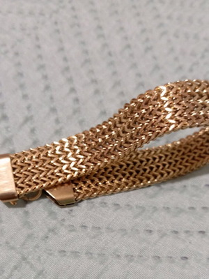 Steel women's bracelet new, gold color