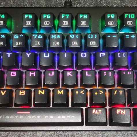 Armaggeddon MKA-3C Psychfalkon mechanical keyboard used
