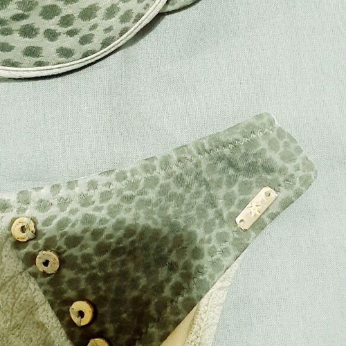 Lucifer Animal Prints Bikini used, size Large, green