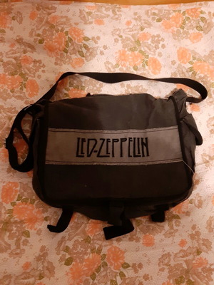 Led Zeppelin shoulder bag used, gray official