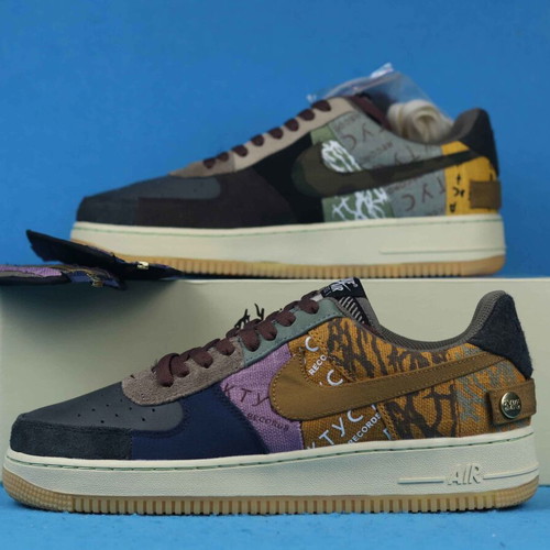 Nike Air Force 1 Low Multi Color Patchwork new handmade sneakers