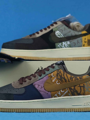 Nike Air Force 1 Low Multi Color Patchwork new handmade sneakers