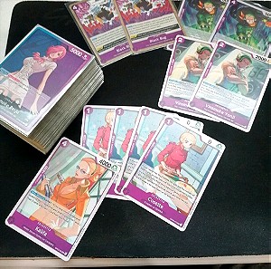 One Piece tcg REIJU bp DECK +EXTRA CARDS TO ADD! One piece cards