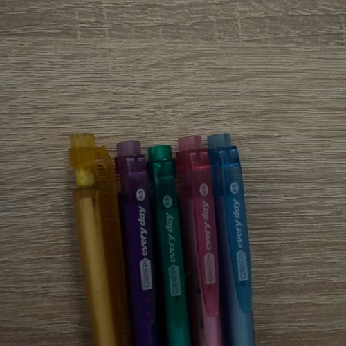 Mechanical pencils used, set of 5 pieces