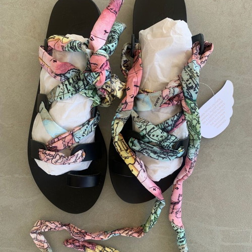 Πέδιλα AGS x Mary Katrantzou limited edition καινούργια, μέγεθος 37.5, μαύρα