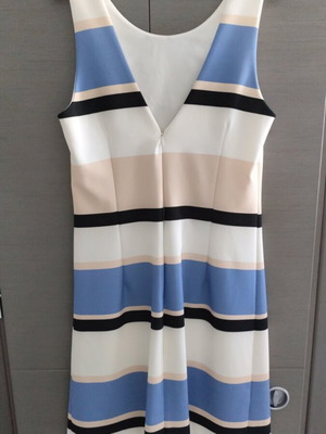 Billy Sabbado women's dress size S, beige and turquoise