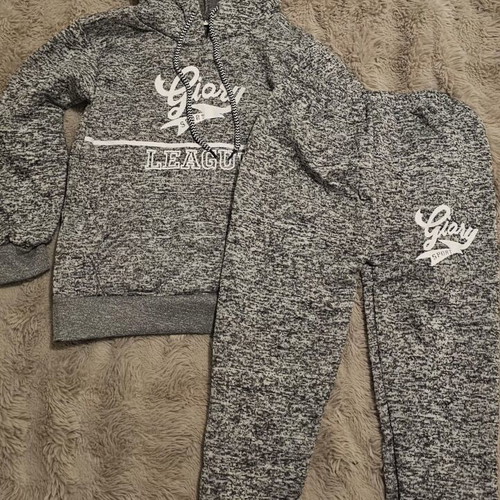 Boys' tracksuit set gray size XL like new