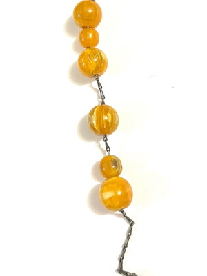 Worry beads orange used