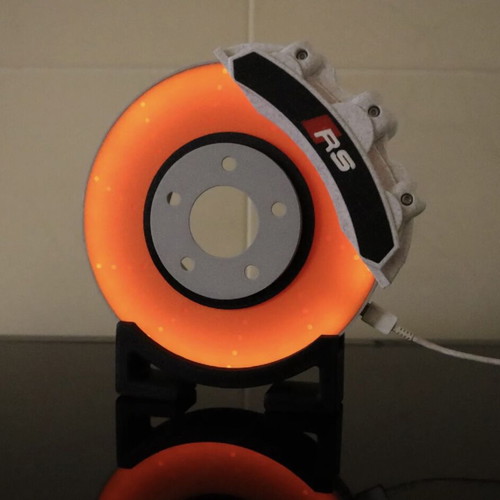 BrakeGlow 3D Illuminated Car Brake Disc with LED Lighting new