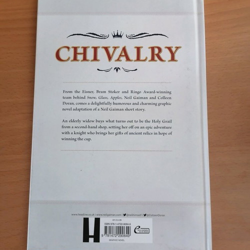 Chivalry graphic novel used, hardcover edition in English
