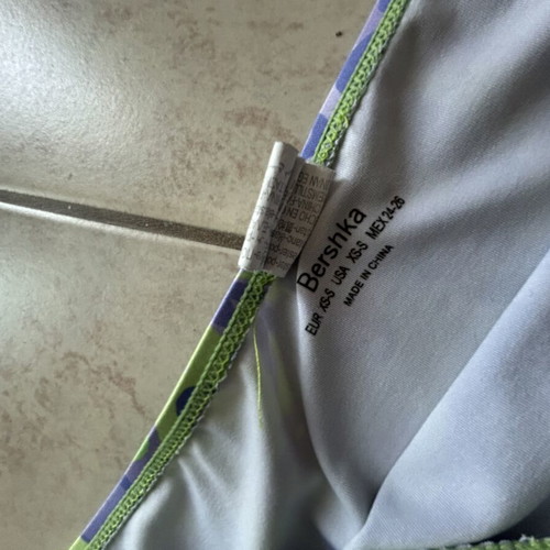 Bershka Pareo like new, green and purple, size S