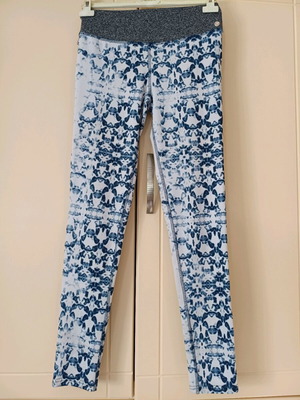 Tom Tailor women's leggings like new, size M, white and blue