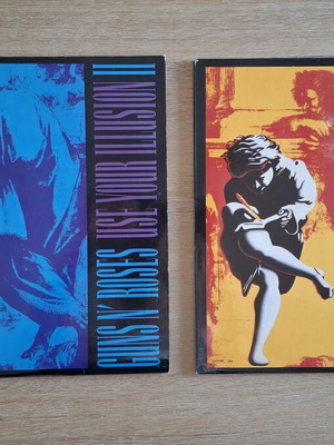 Guns N' Roses Use Your Illusion I & II 2x 2LP vinyl Greek edition 1991