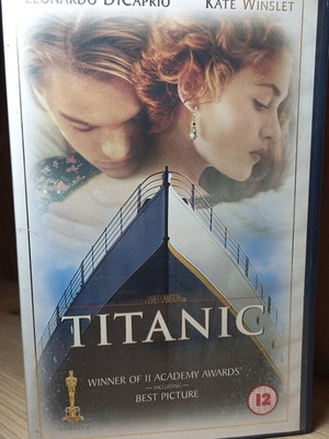 Titanic VHS videotape, no subtitles