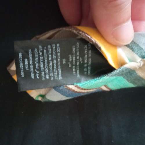Tie Rack linen fabric tie multicolored like new