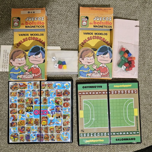 Retro 80's magnetic toys like new, set