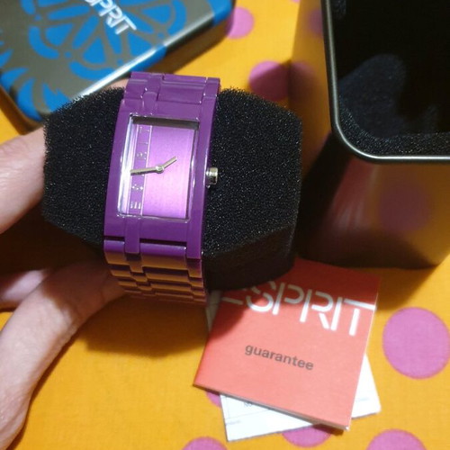 Esprit women's watch new, purple