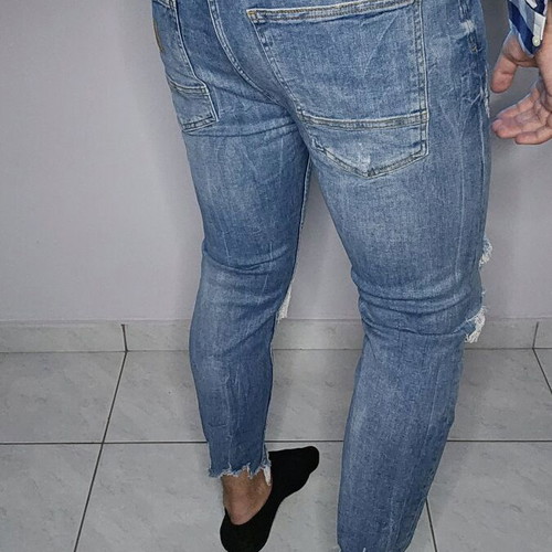 Zara jeans used, size L, blue