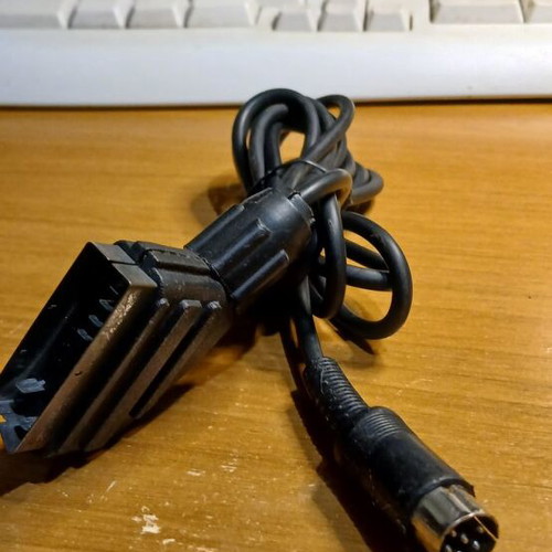 Scart to DIN adapter cable used