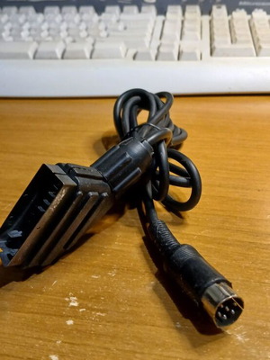 Scart to DIN adapter cable used