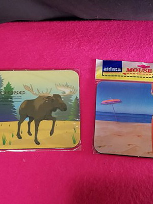 Mousepads πακέτο 5 τεμ καινούργια AIDATA 18x22 εκ. με διάφορες εικόνες