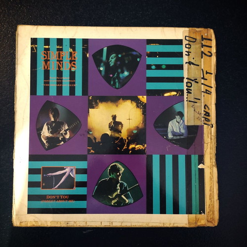Simple Minds Don’t You (Forget About Me) 12'' vinyl used, rock