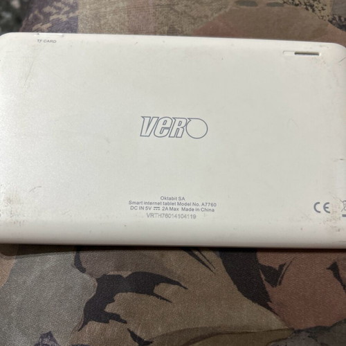 Vero tablet model A7760 used, for spare parts with broken touch
