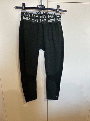 My Protein MP women's leggings size S like new, grey/khaki