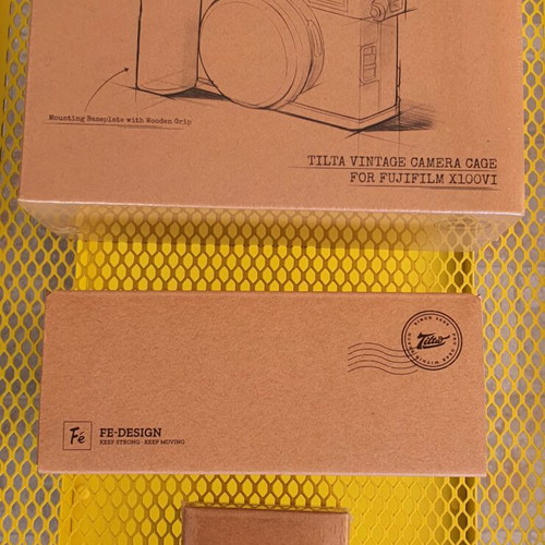 Vintage Camera Cage for FujiFujifilm X100VI Travel Kit+Lens Cap+Strap