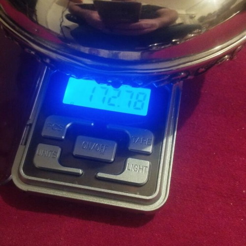 Silver 925 fondantière with lid by Zolotas like new