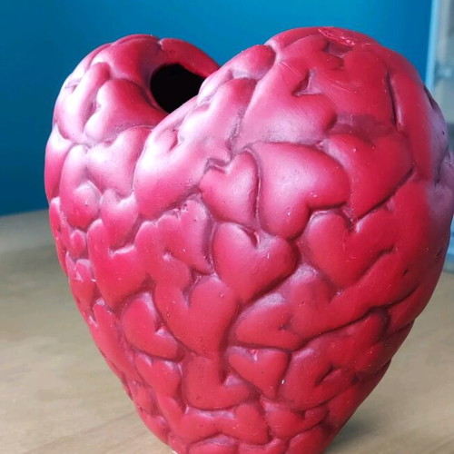 Ceramic vase like new, height 15.5 cm
