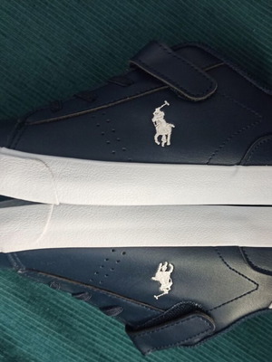 Παπούτσια Polo Ralph Lauren αγοριού νούμερο 34 καινούργια, άσπρο μπλε