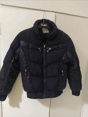 Boy.s Waterproof Jacket for 9-10 Years like new, black, size 140 cm