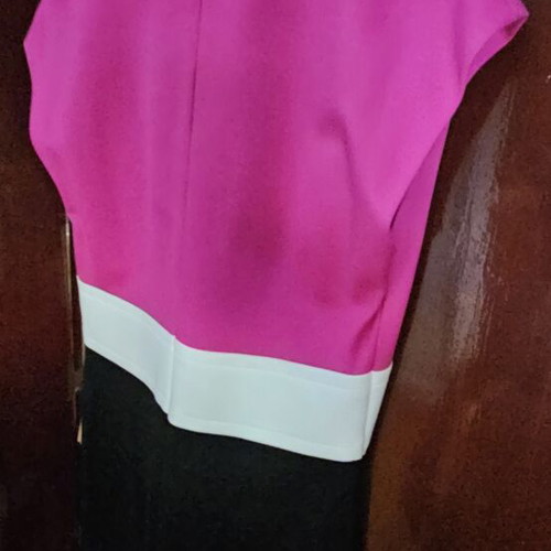 Escada dress like new, black and purple, size L