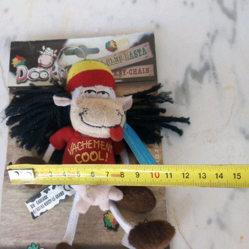 Dookie key chain new with rasta monkey