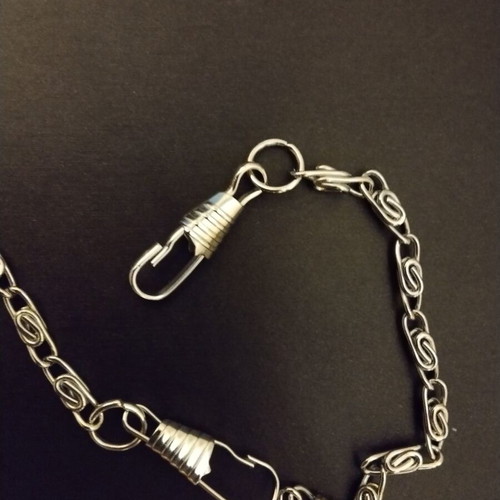 Bag chain silver color 115 cm new