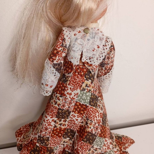 Bebibo Doll B' Period used with authentic Saloon dress