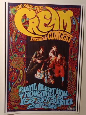 Set of 7 A4 Rock Artist Posters