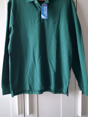 Nautica thin blouse new, size L, green