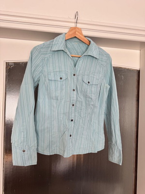 S.Oliver Shirt Blue Like New With Embroidery
