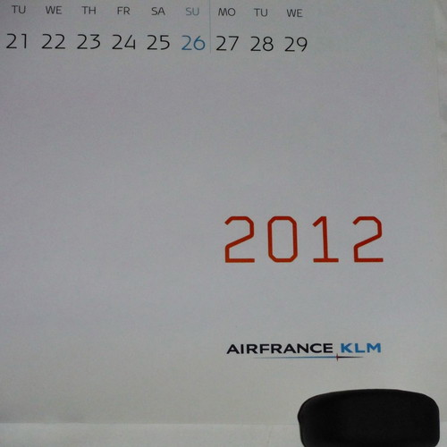 KLM Collectible Wall Calendar 2012 New, Large 1m x 70cm