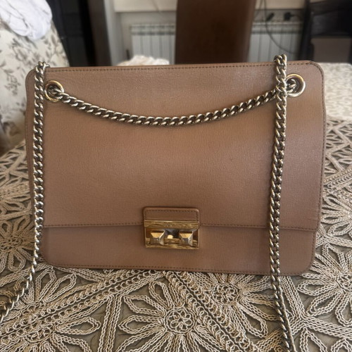 Furla Bella shoulder bag large size beige like new
