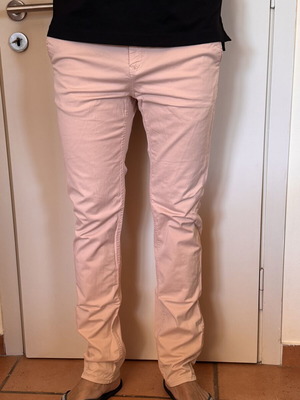Chinos pants pink Zara like new, size L
