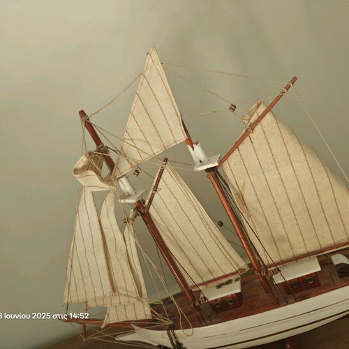 Wooden handmade ship new