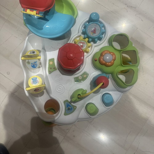 Baby Clementoni Activity Table used, infant educational toy
