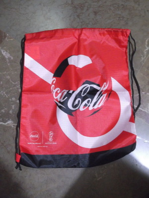 Coca-Cola σακίδιο πλάτης με κορδόνι για το Παγκόσμιο Κύπελλο FIFA Ρωσία 2018